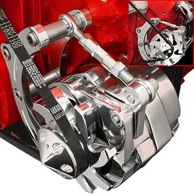 Billet Specialties Polished Alternator Brackets FM0205PC