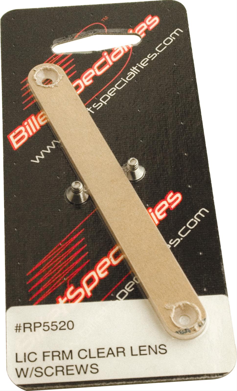 Billet Specialties License Plate Frames RP5520