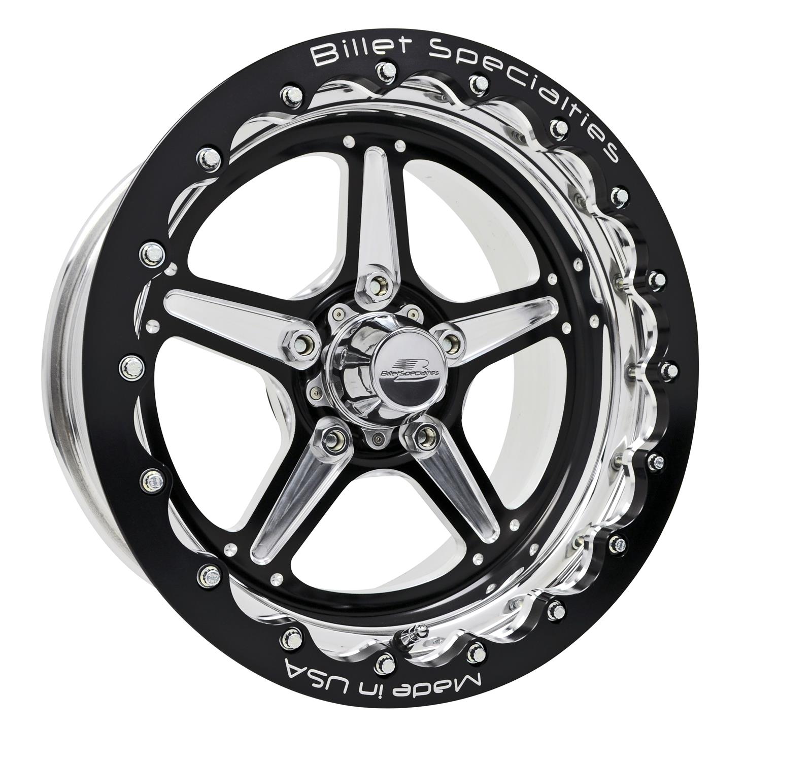 Billet Specialties Street Lite Black Single Beadlock Wheels BRSB35126145N