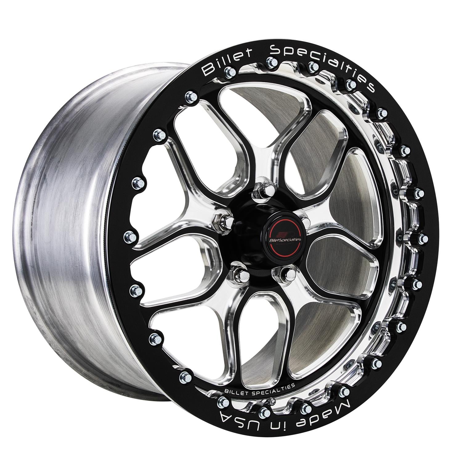 Billet Specialties Win Lite Black Anodized Wheels with Single Beadlock BRSB271F6576N