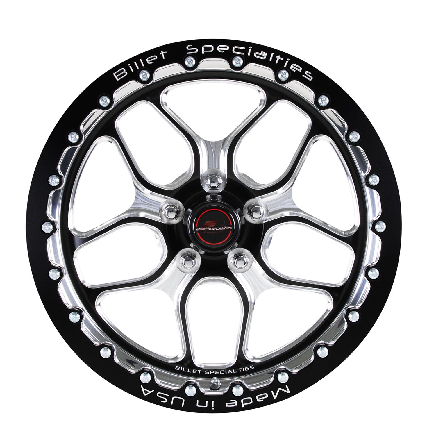 Billet Specialties Win Lite Black Anodized Wheels with Single Beadlock BRSB271F6576N