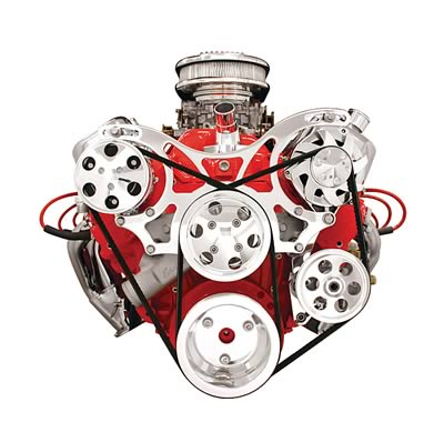 Billet Specialties V-Trac Pulley Systems with Power Steering V4220