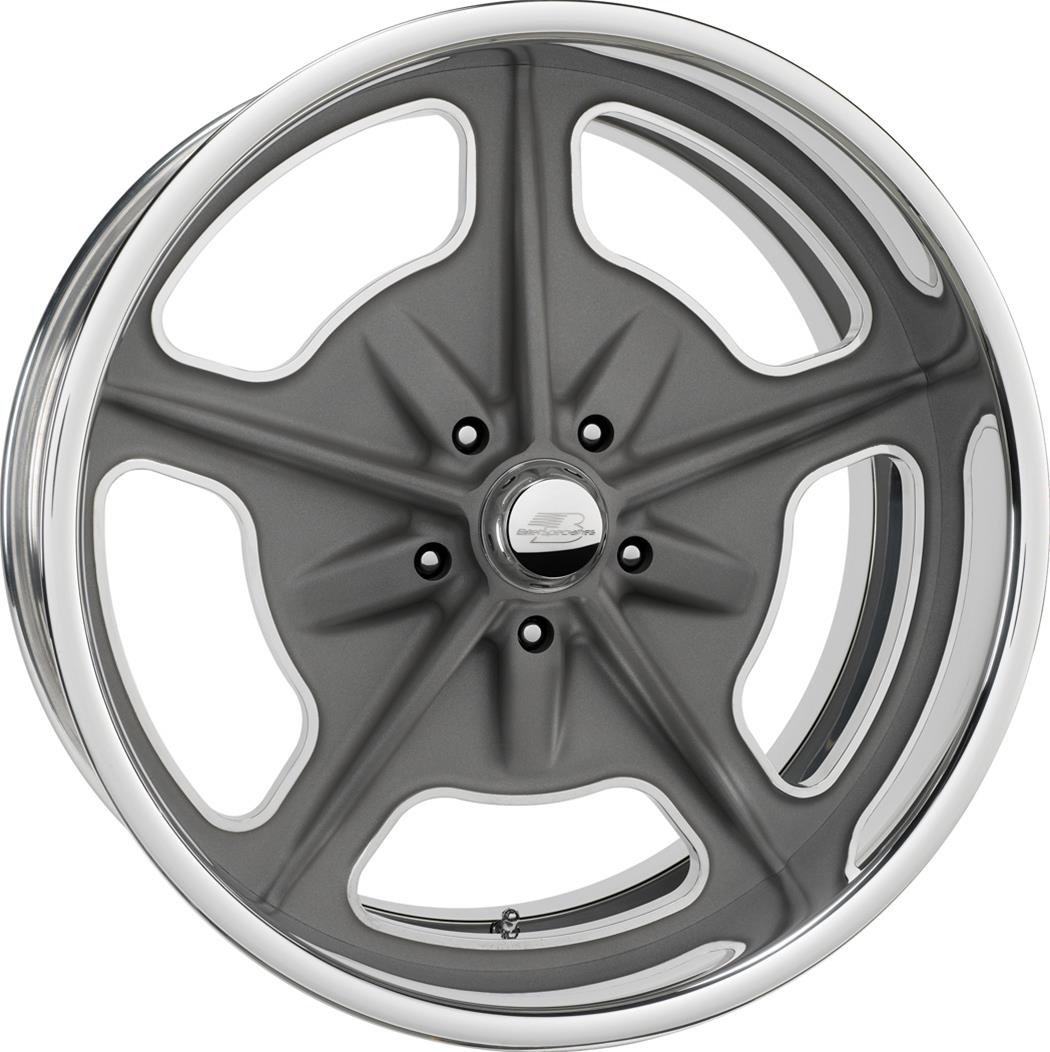 Billet Specialties Vintage Series Bonneville Conventional Gray Custom Order Wheels VC35G540