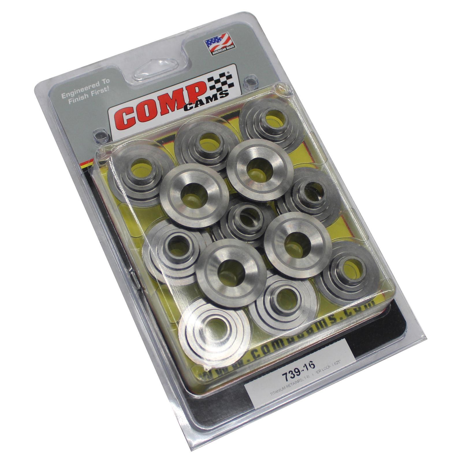 COMP Cams Titanium Valve Spring Retainers 739-16