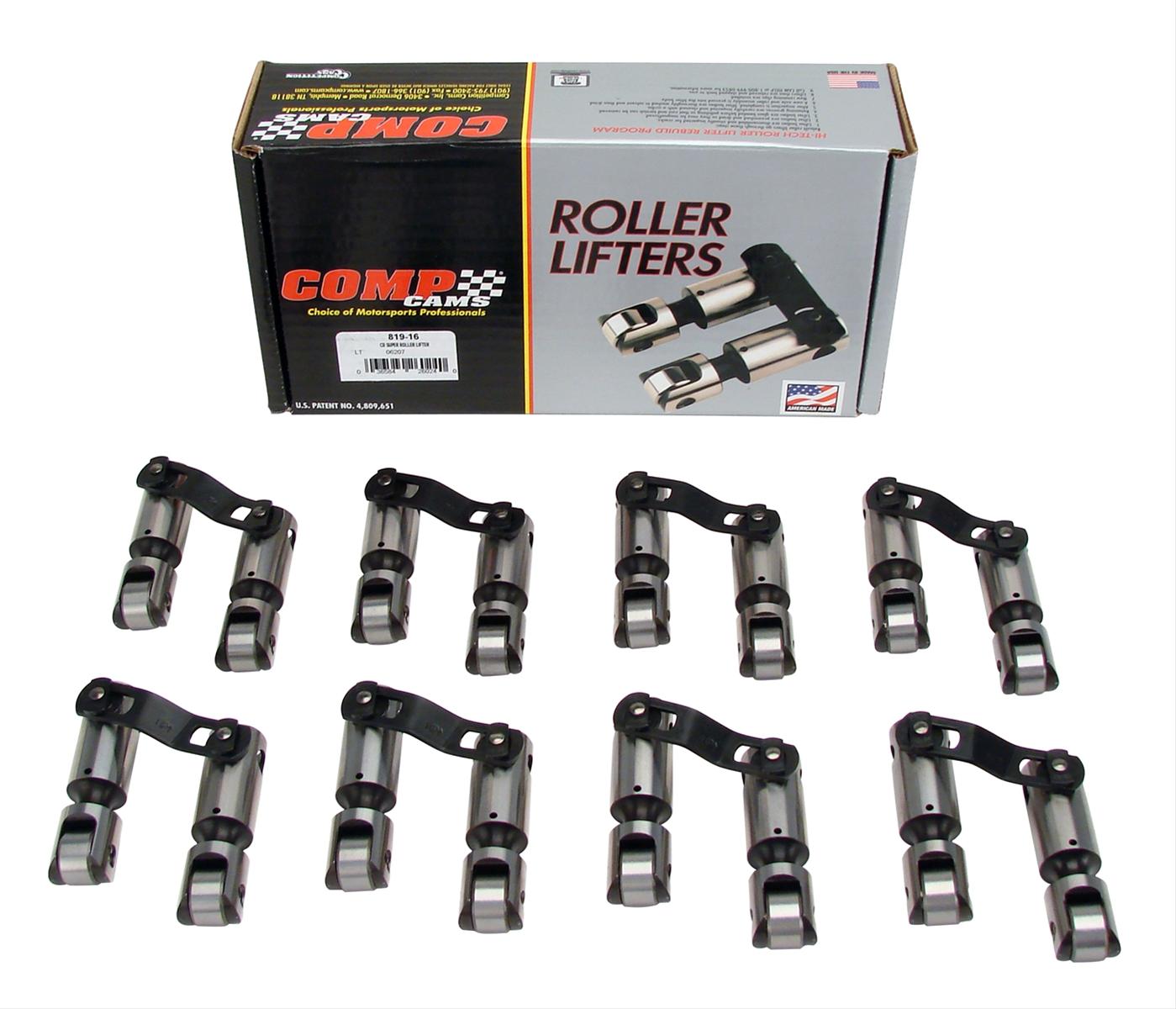 COMP Cams Endure-X Roller Lifters 818-16