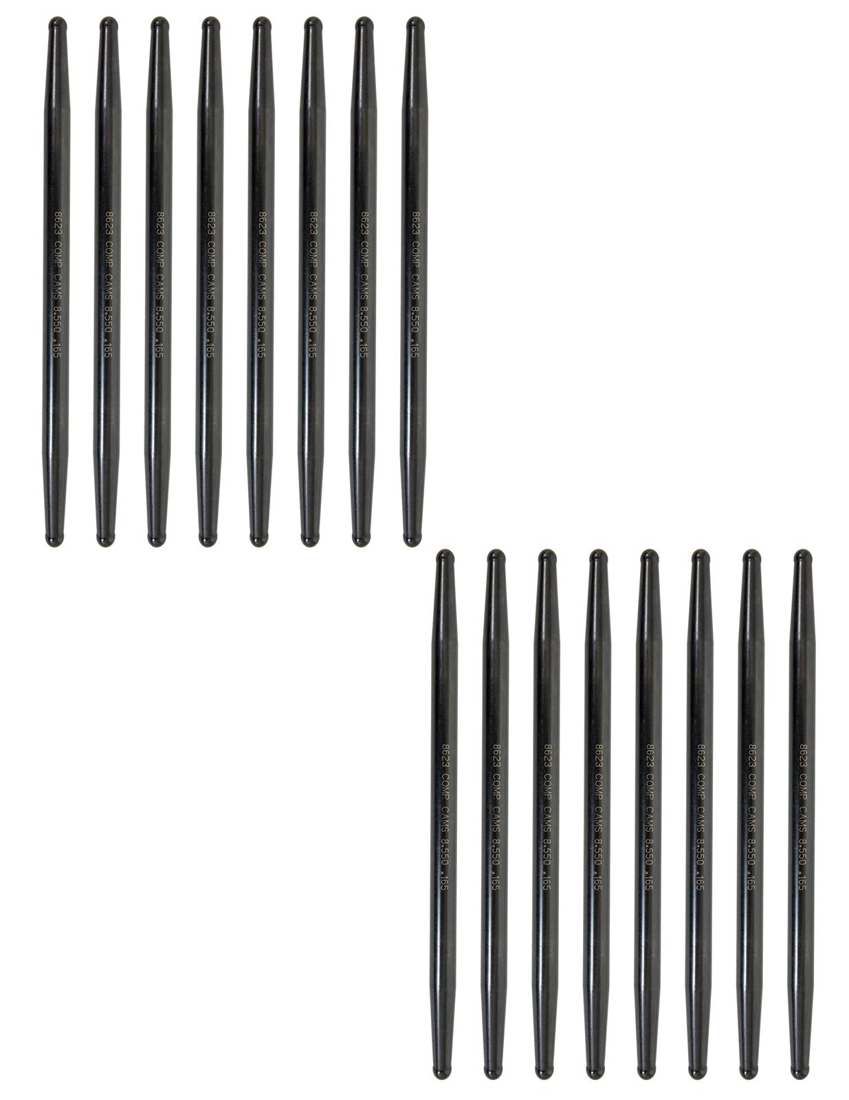COMP Cams Straight Tube Pushrods 8623-16