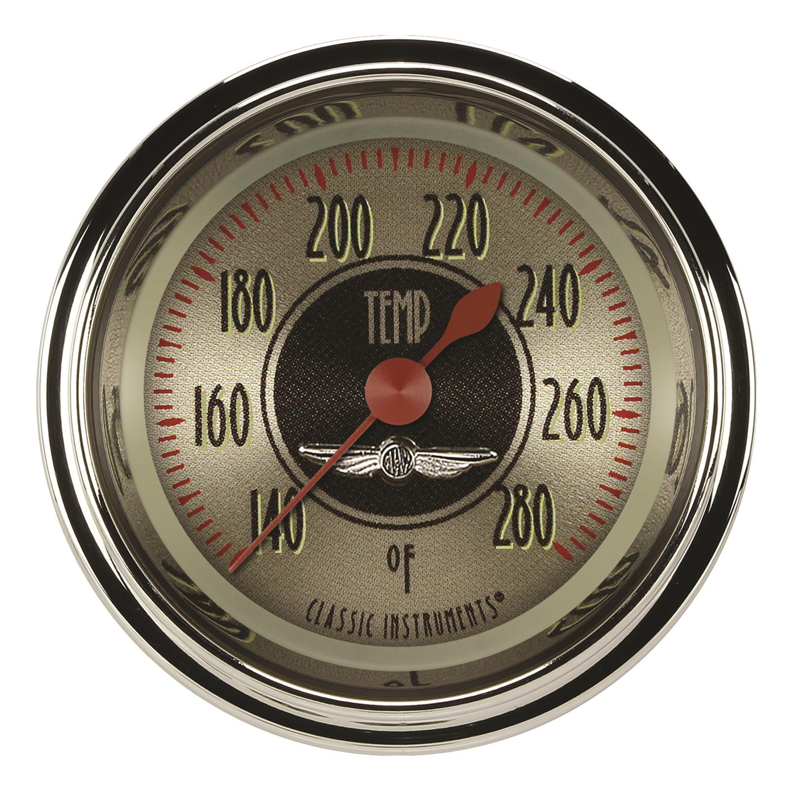 Classic Instruments All-American Nickel Series Gauges AN126SHC-02