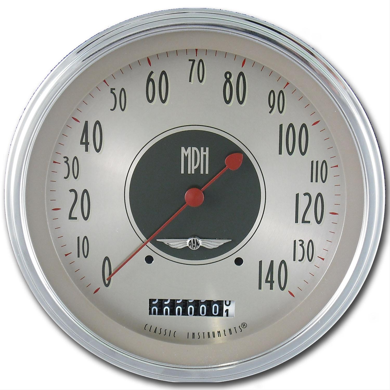 Classic Instruments All-American Nickel Series Speedometers AN56SLC
