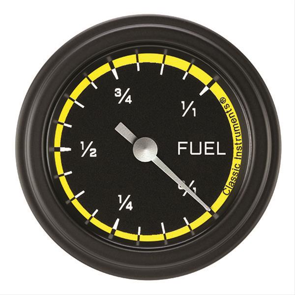 Classic Instruments Auto Cross Yellow Series Gauges AX109YBLF