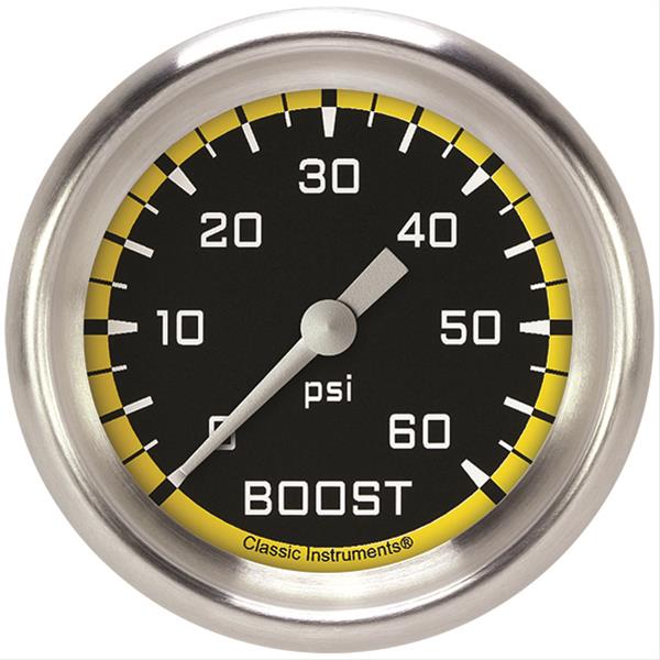 Classic Instruments Auto Cross Yellow Series Gauges AX343YAPF