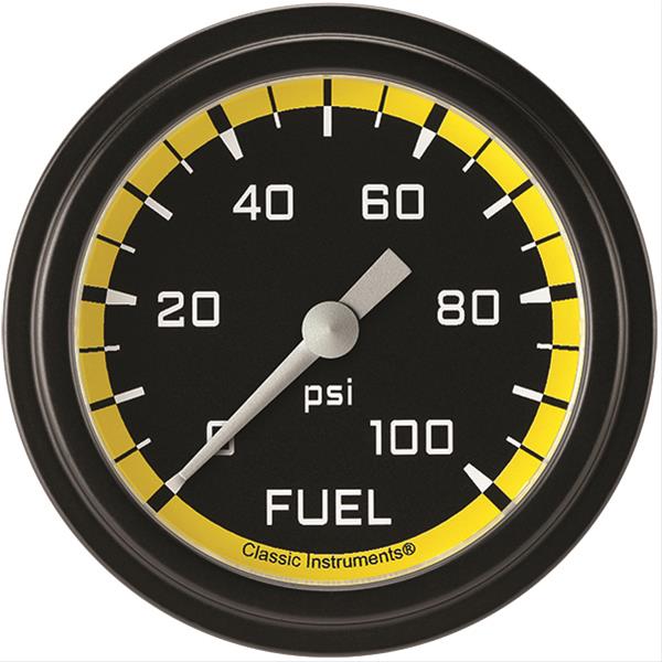 Classic Instruments Auto Cross Yellow Series Gauges AX346YBLF