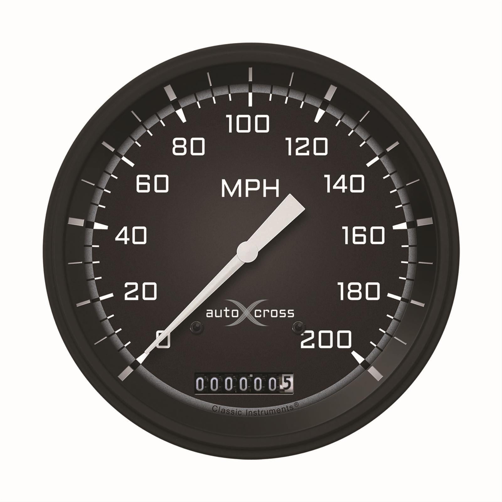 Classic Instruments Auto Cross Yellow Series Speedometers AX56GBLF