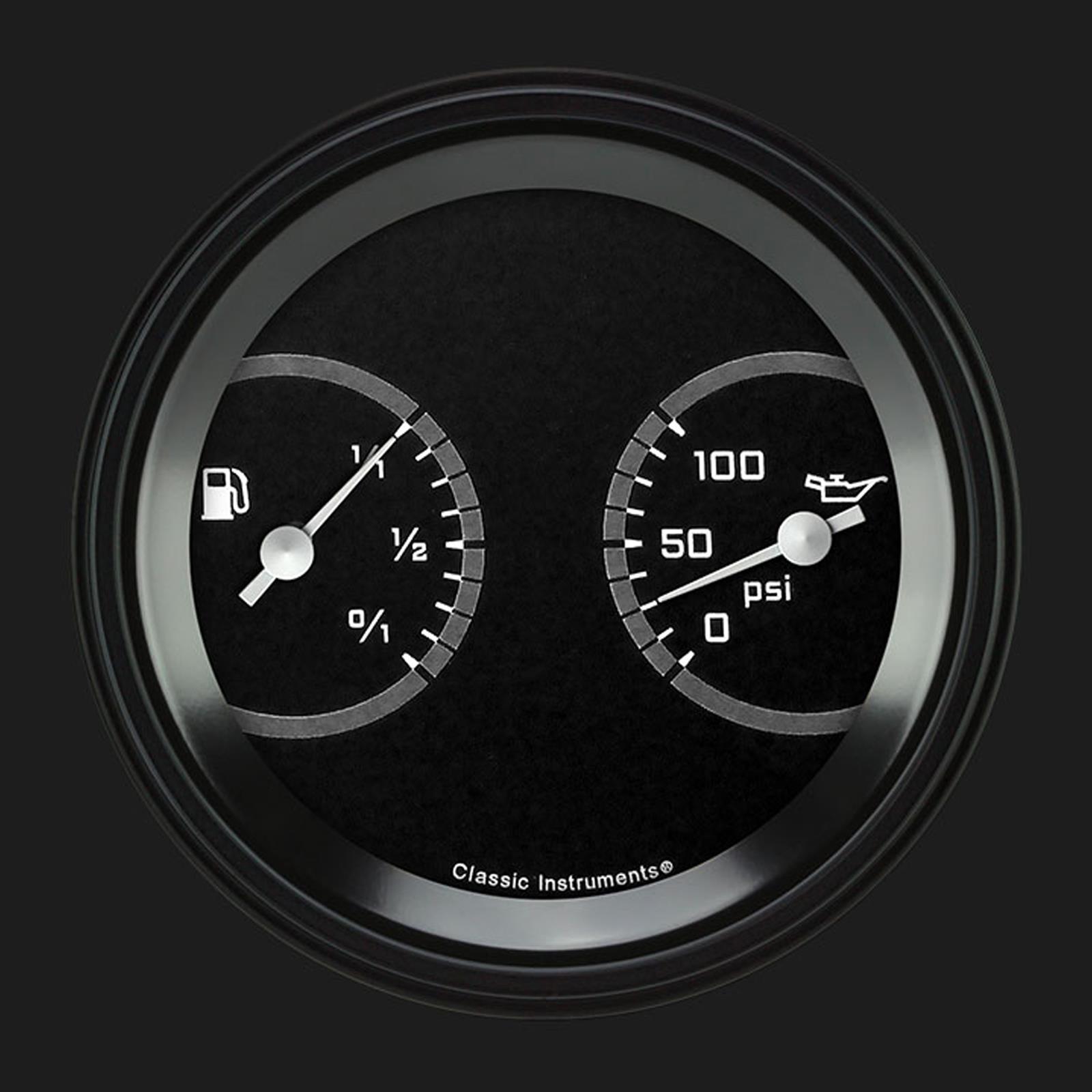 Classic Instruments Auto Cross Gray Series Gauge Sets AX72GBLF