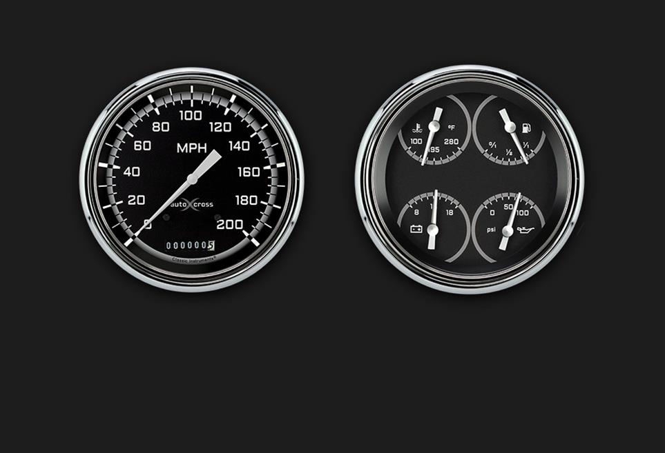 Classic Instruments Gauge Kits and Instrument Clusters CT47AXG52-LS