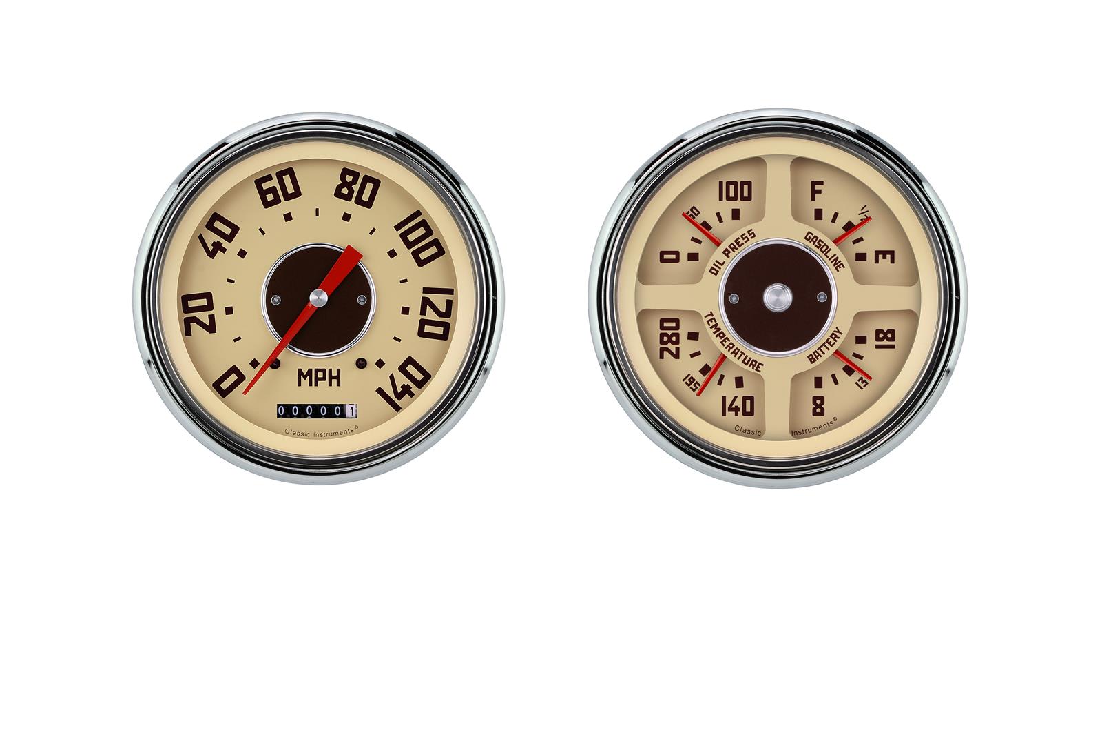 Classic Instruments 1947-53 GMC Pickup Package Gauge Sets CT47GM52