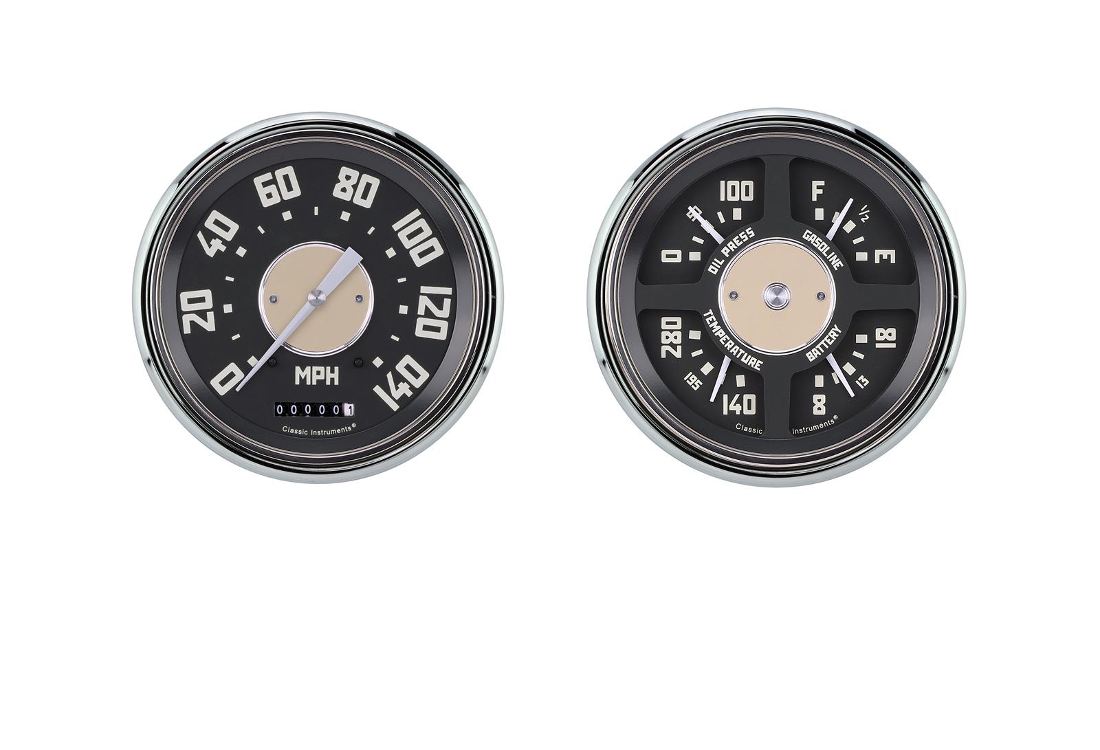 Classic Instruments 1947-53 Chevy Pickup Package Gauge Sets CT47OE52