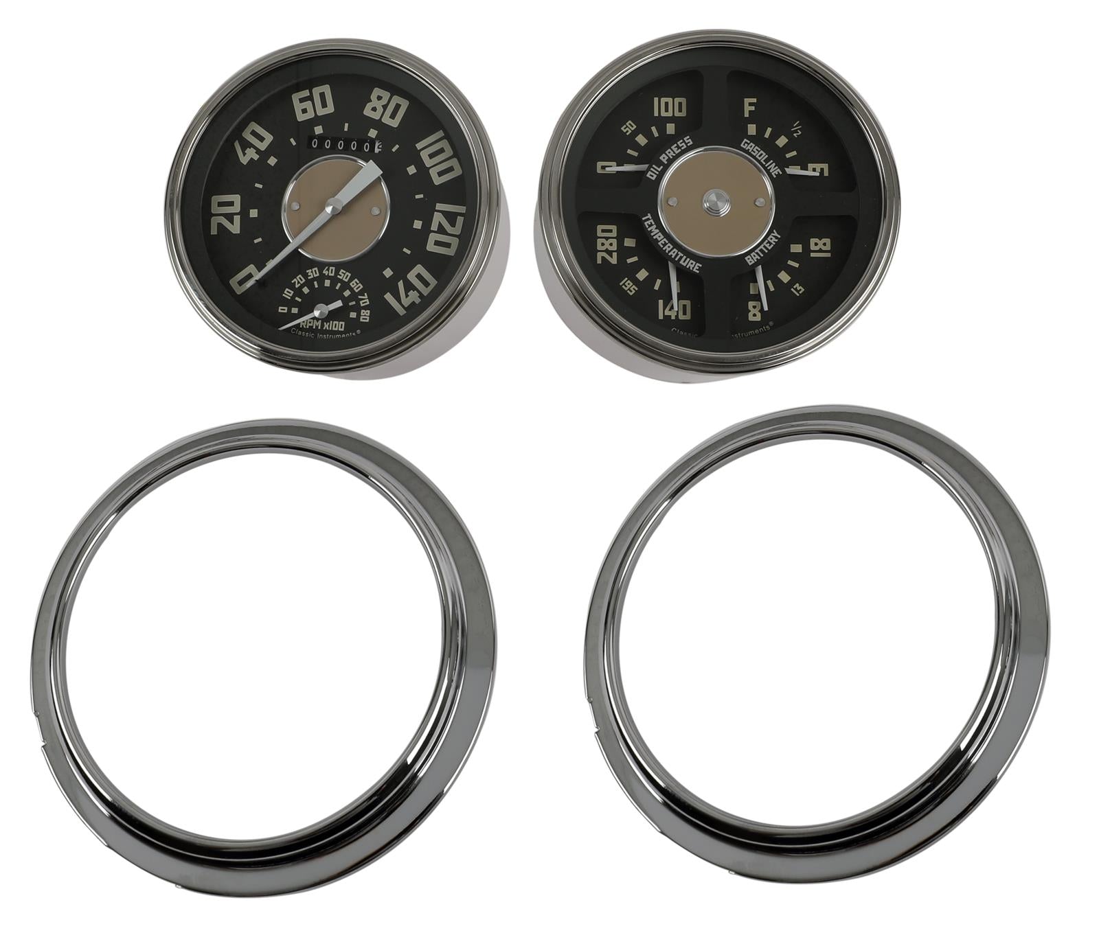 Classic Instruments 1947-53 Chevy Pickup Package Gauge Sets CT47OE62-GM