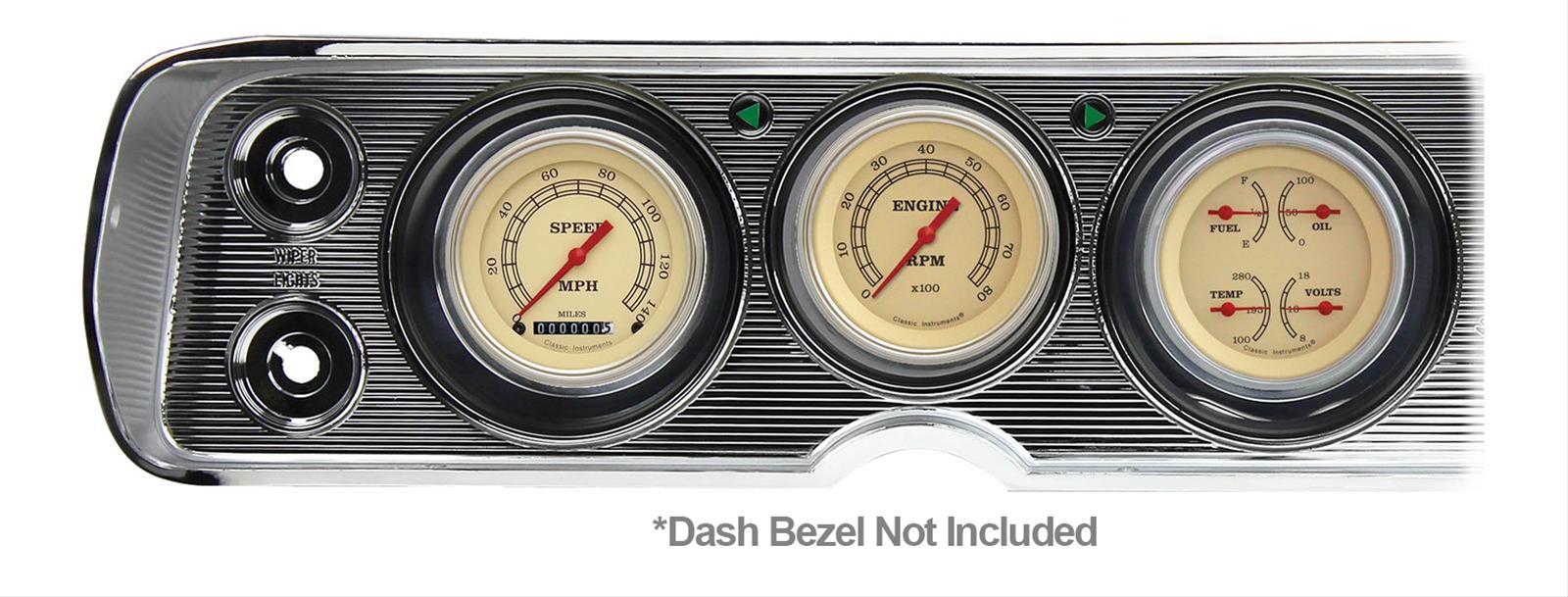 Classic Instruments 1964-65 Chevelle Package Gauge Sets CV64VT