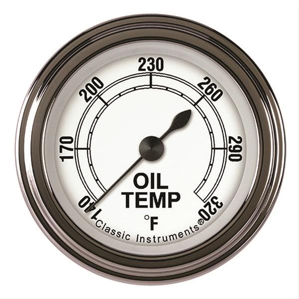 Classic Instruments Classic White Series Gauges CW128SLF