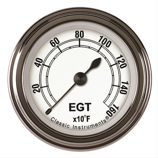 Classic Instruments Classic White Series Gauges CW198SLF