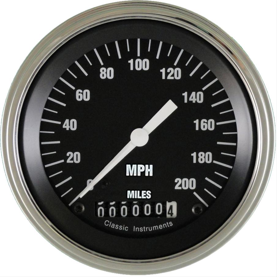 Classic Instruments Hot Rod Series Speedometers HR57SLF
