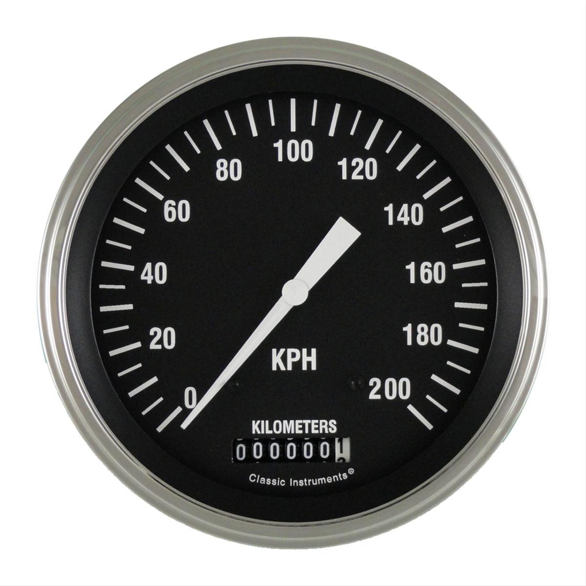 Classic Instruments Hot Rod Series Speedometers HR58SLC
