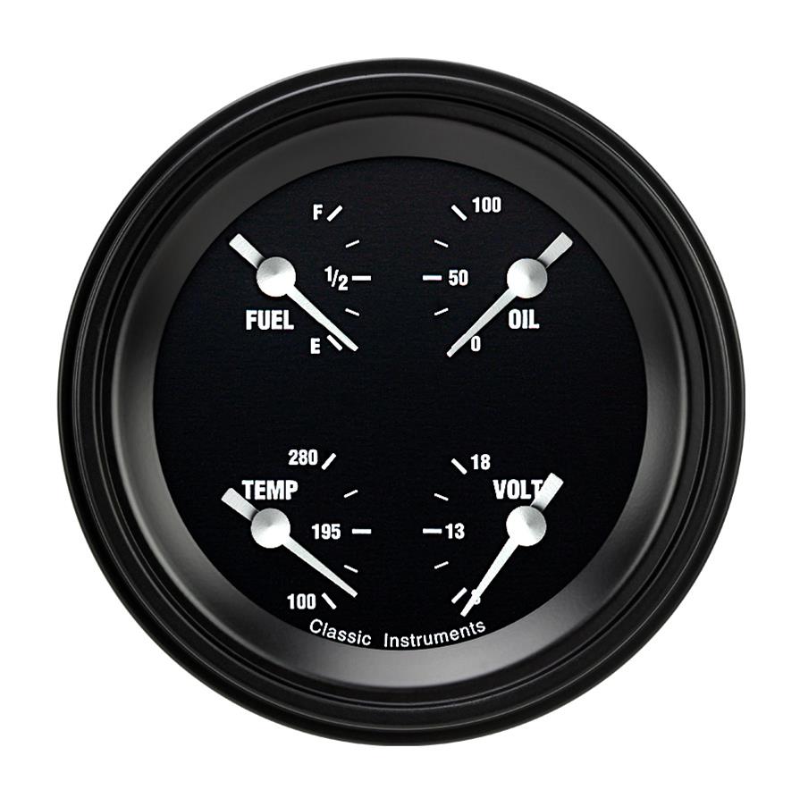 Classic Instruments Hot Rod Series Gauge Sets HR79BLF