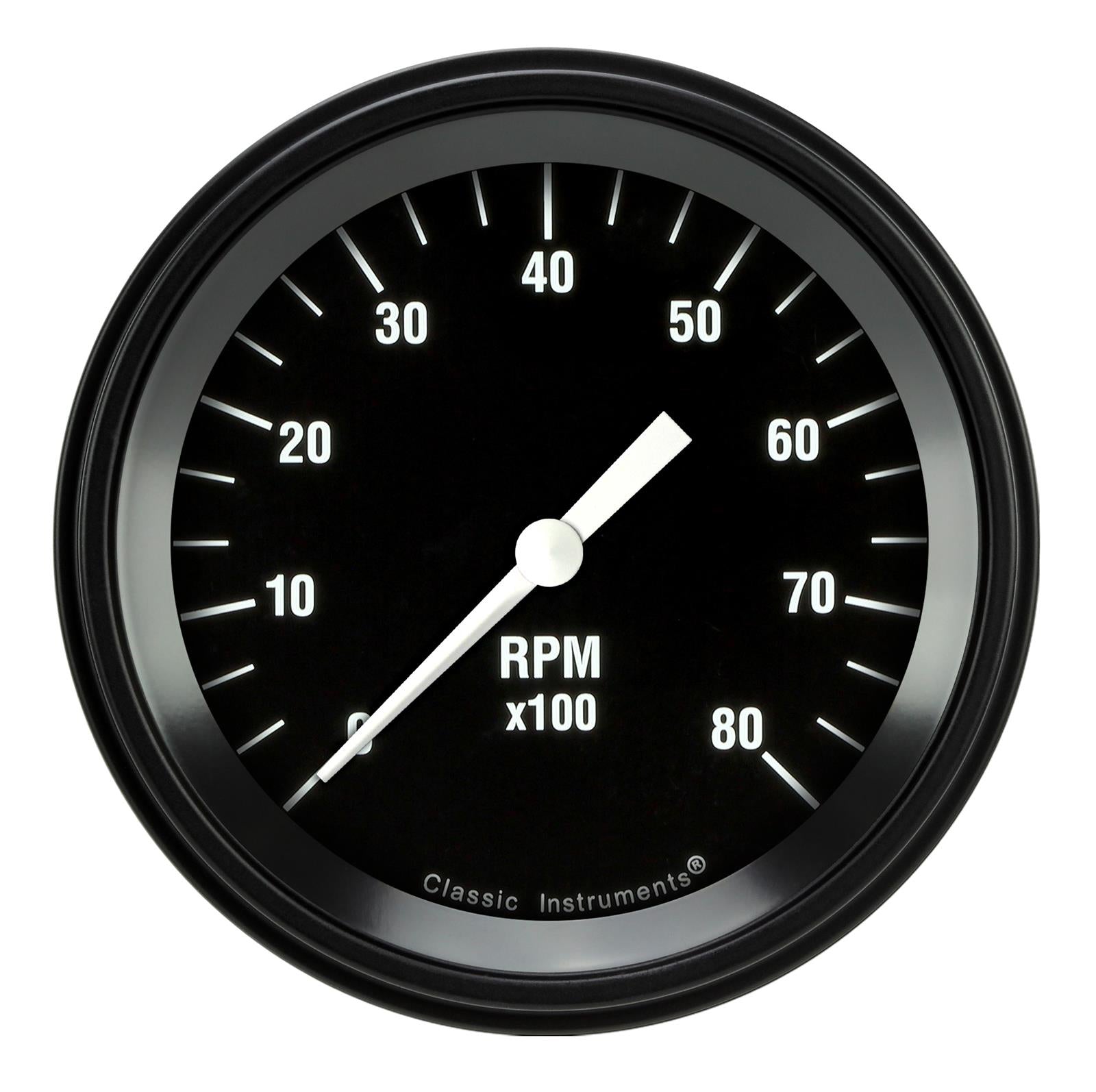 Classic Instruments Hot Rod Series Tachometers HR80BLF