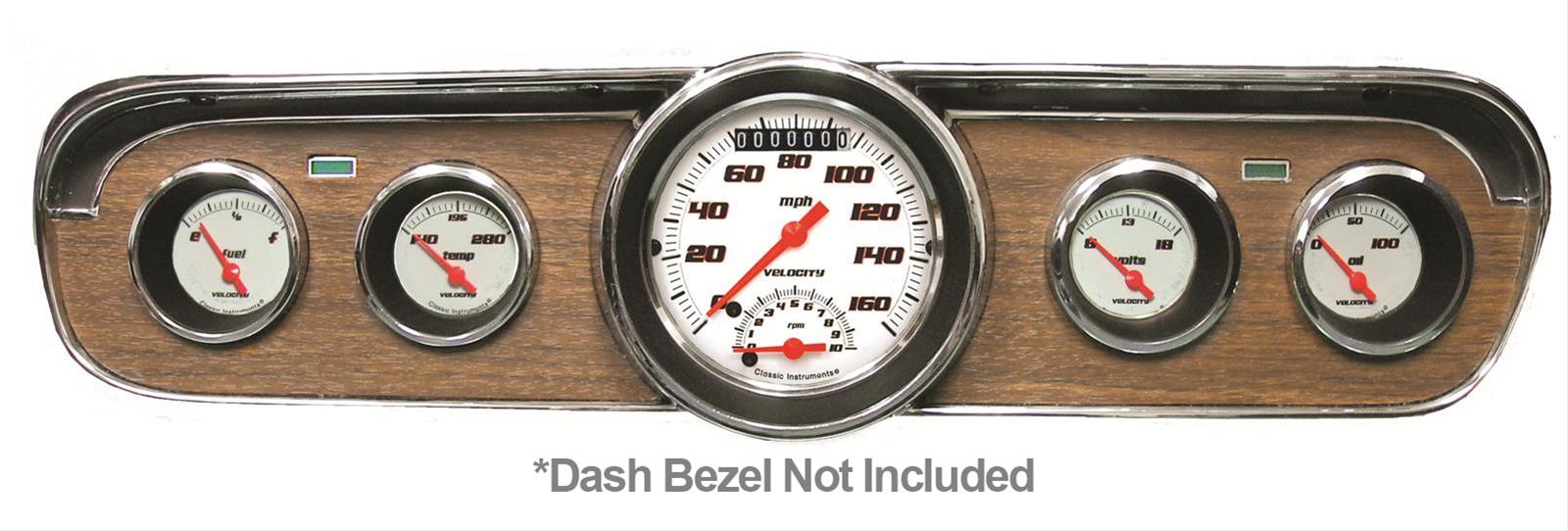 Classic Instruments 1965-66 Mustang Package Gauge Sets MU65VSW35