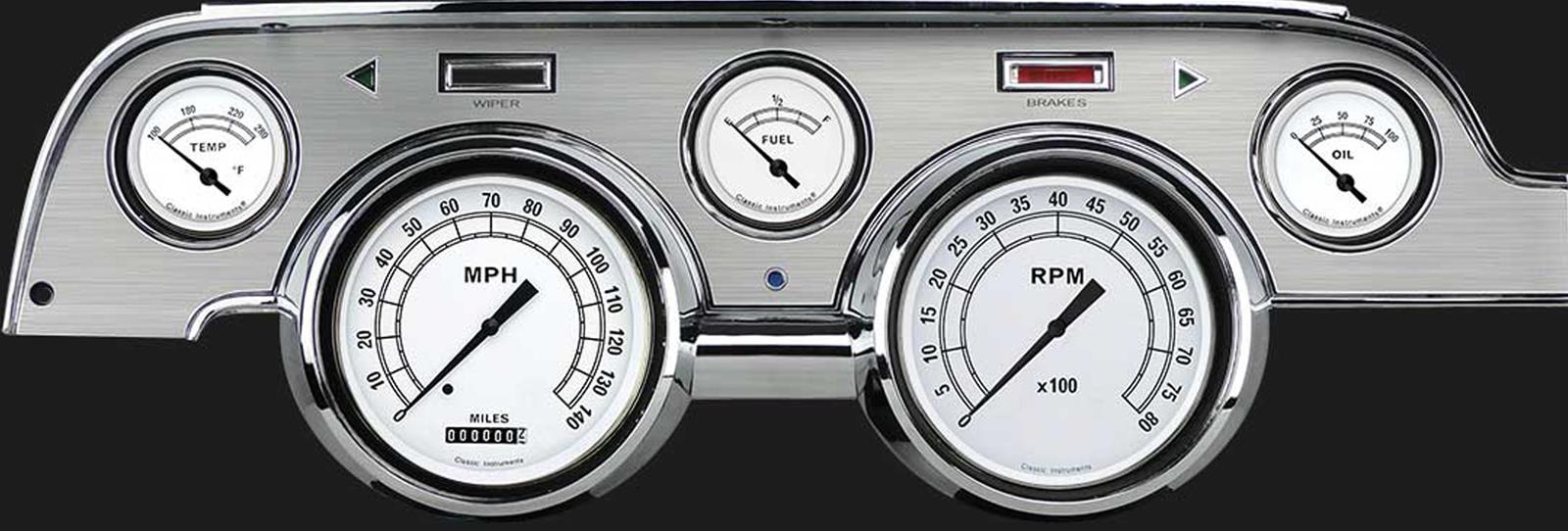Classic Instruments 1967-68 Mustang Package Gauge Sets MU67CWBA