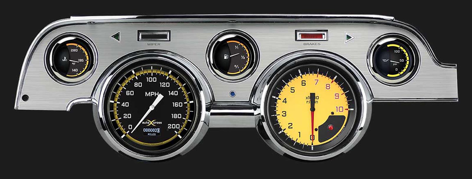 Classic Instruments 1967-68 Mustang Package Gauge Sets MU67DAXYBA