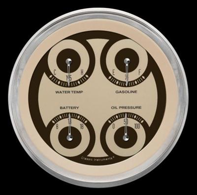 Classic Instruments Nostalgia VT Series Gauge Sets NT31SLC