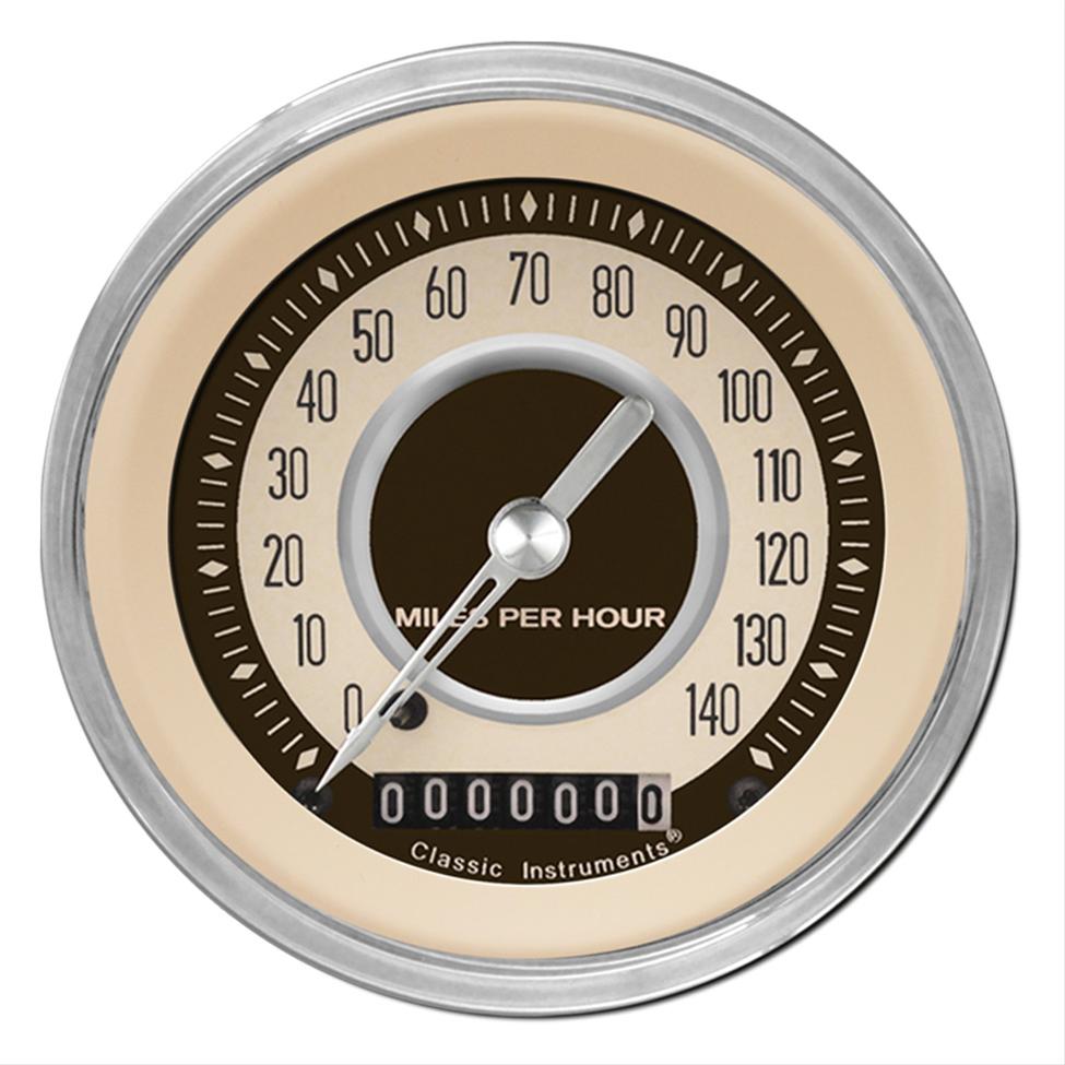 Classic Instruments Nostalgia VT Series Speedometers NT55SHC