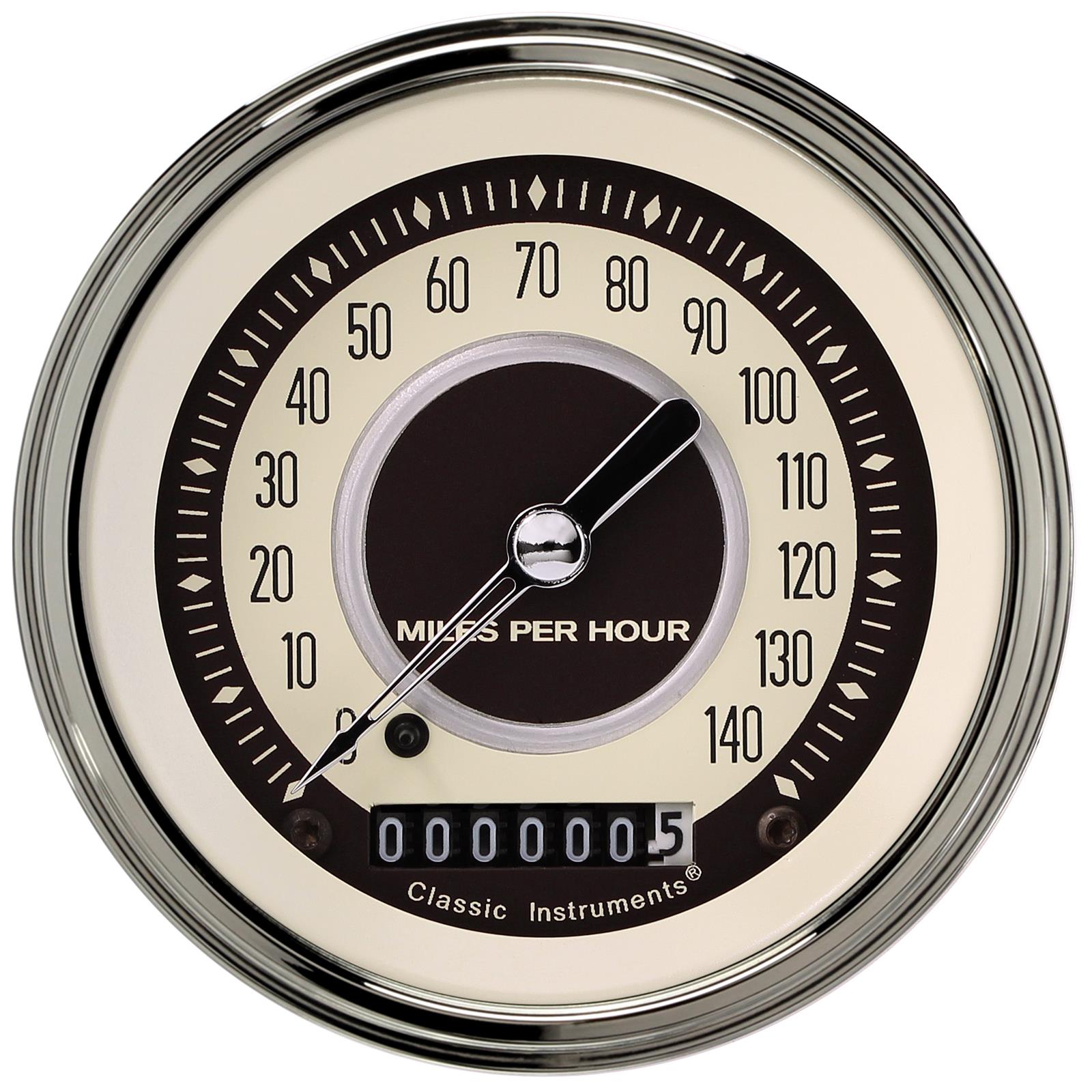Classic Instruments Nostalgia VT Series Speedometers NT55SLC