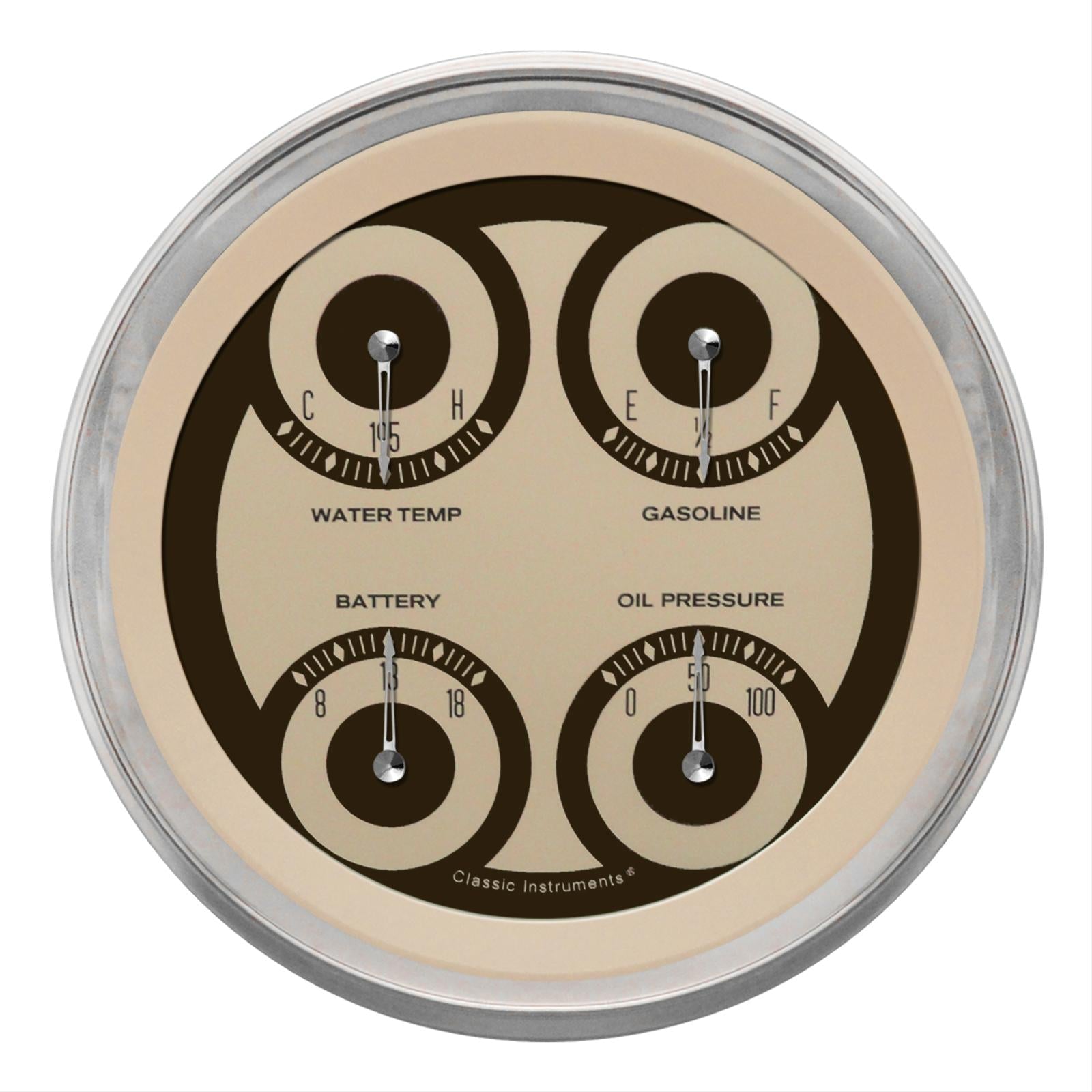 Classic Instruments Nostalgia VT Series Gauge Sets NT75SLC