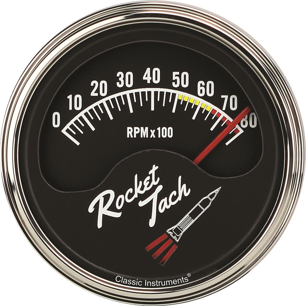 Classic Instruments Rocket Tachometers RT80SLF