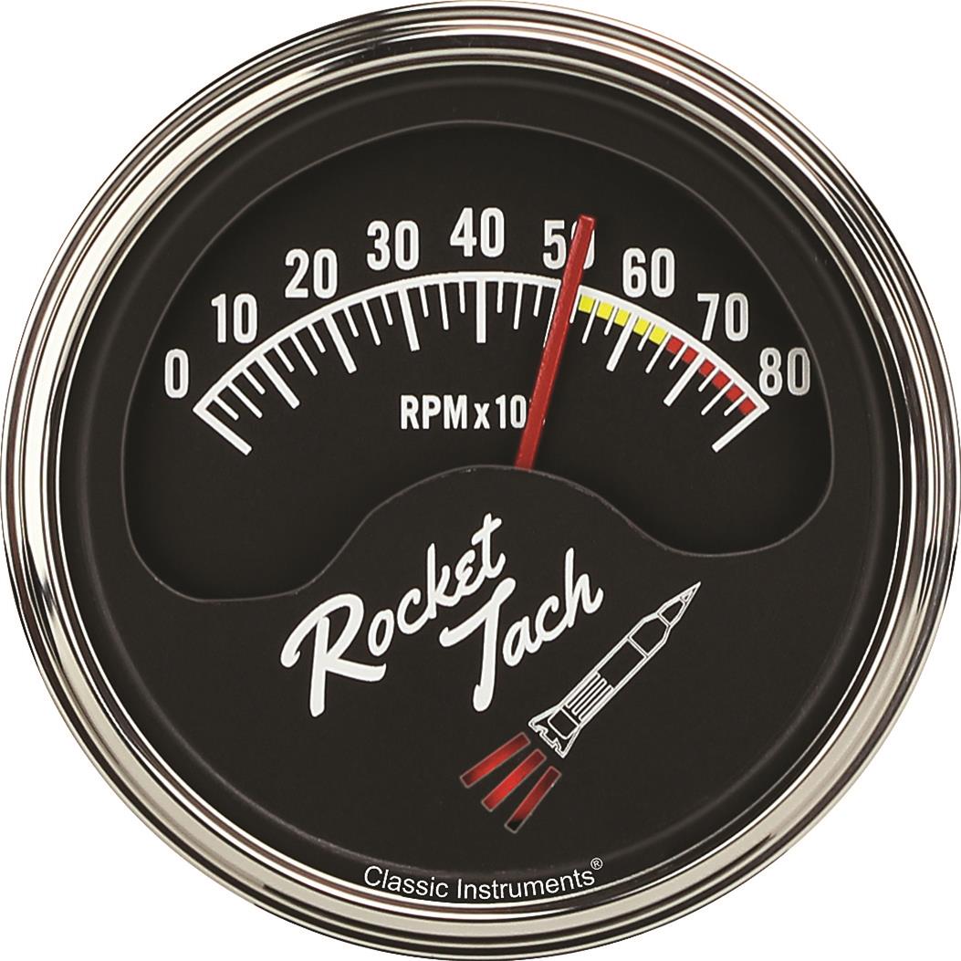 Classic Instruments Rocket Tachometers RT80SLF