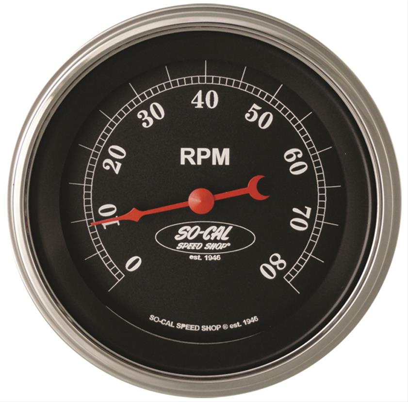 Classic Instruments So-Cal Series Tachometers SC80SLC