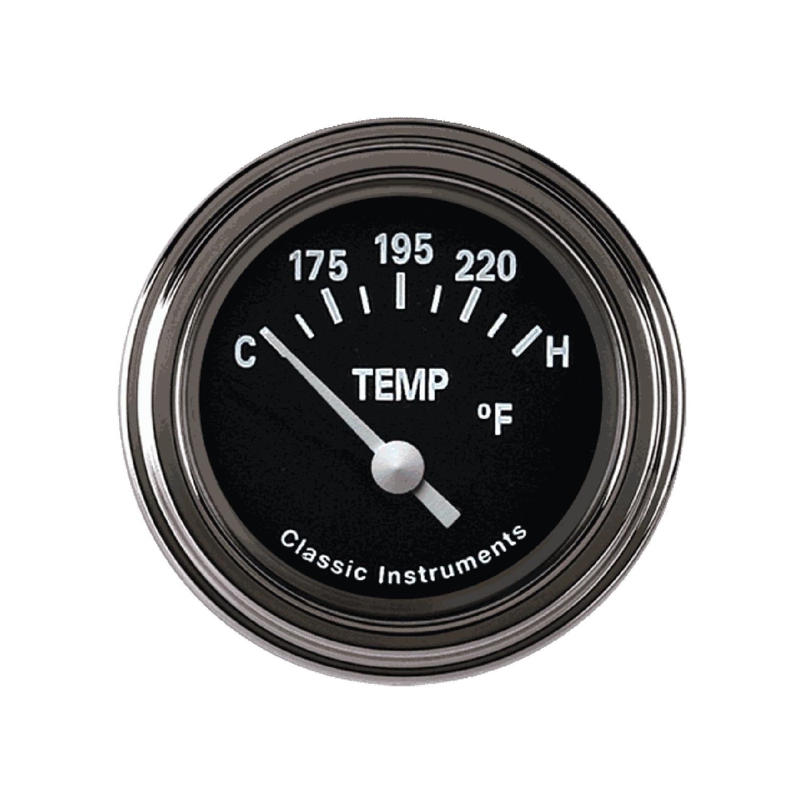 Classic Instruments Gauge Kit and Instrument Cluster Components TE26BSLF