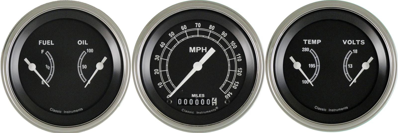 Classic Instruments Traditional Series Gauge Sets TR04SLC