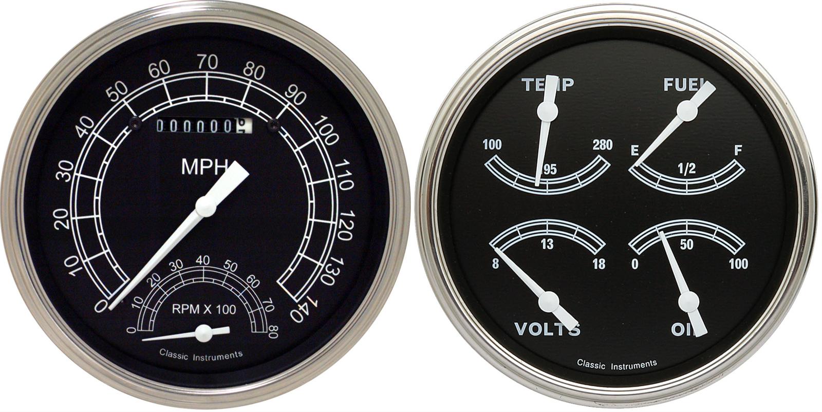Classic Instruments Traditional Series Gauge Sets TR62SLC