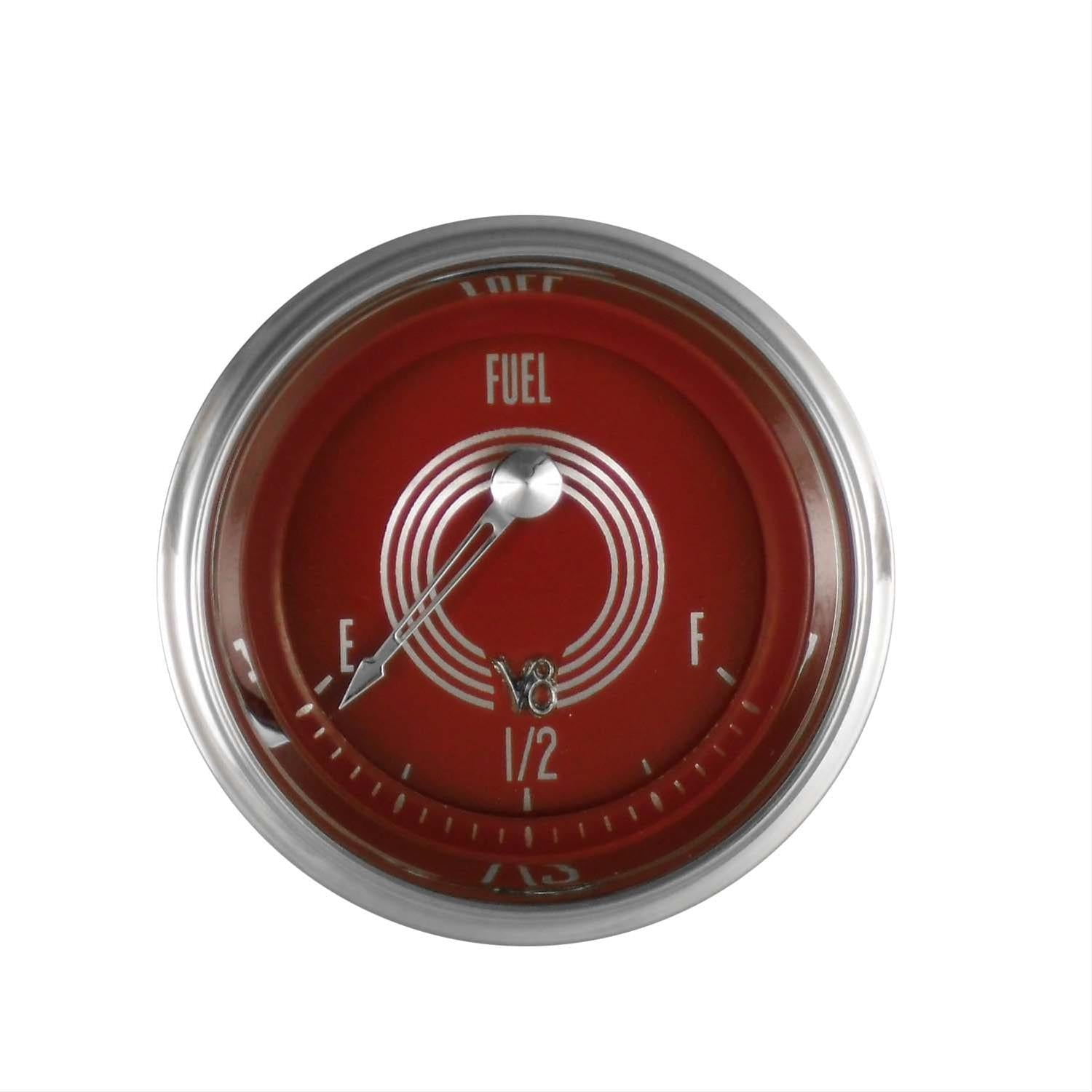 Classic Instruments V8 Red Steelie Series Gauges V8RS09SHC