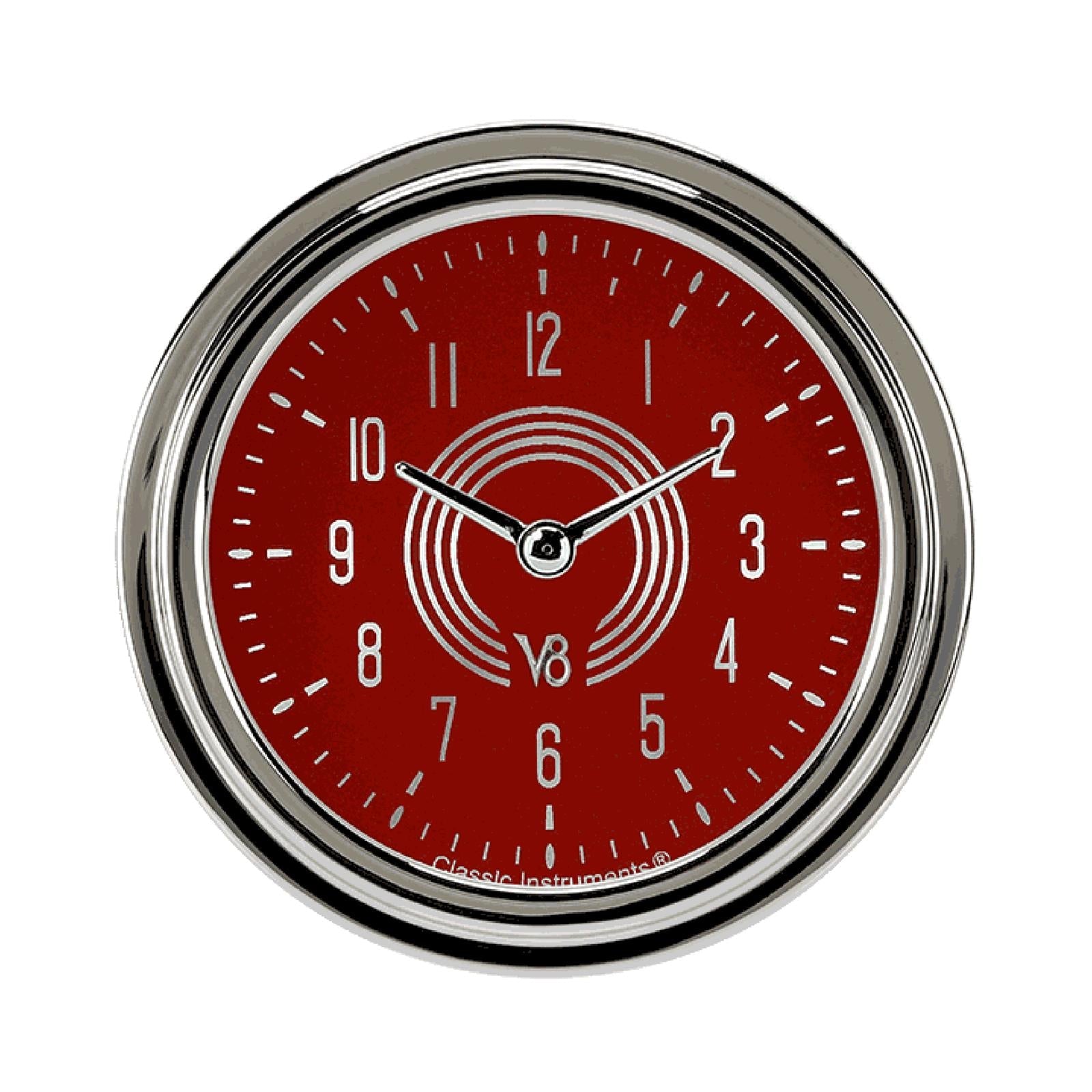 Classic Instruments V8 Red Steelie Series Gauges V8RS92SLC