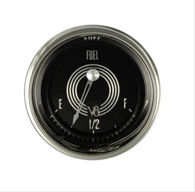 Classic Instruments V8 Red Steelie Series Gauges V8SR14SHC