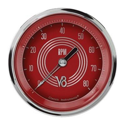 Classic Instruments V8 Speedster Series Tachometers V8SR80SHC