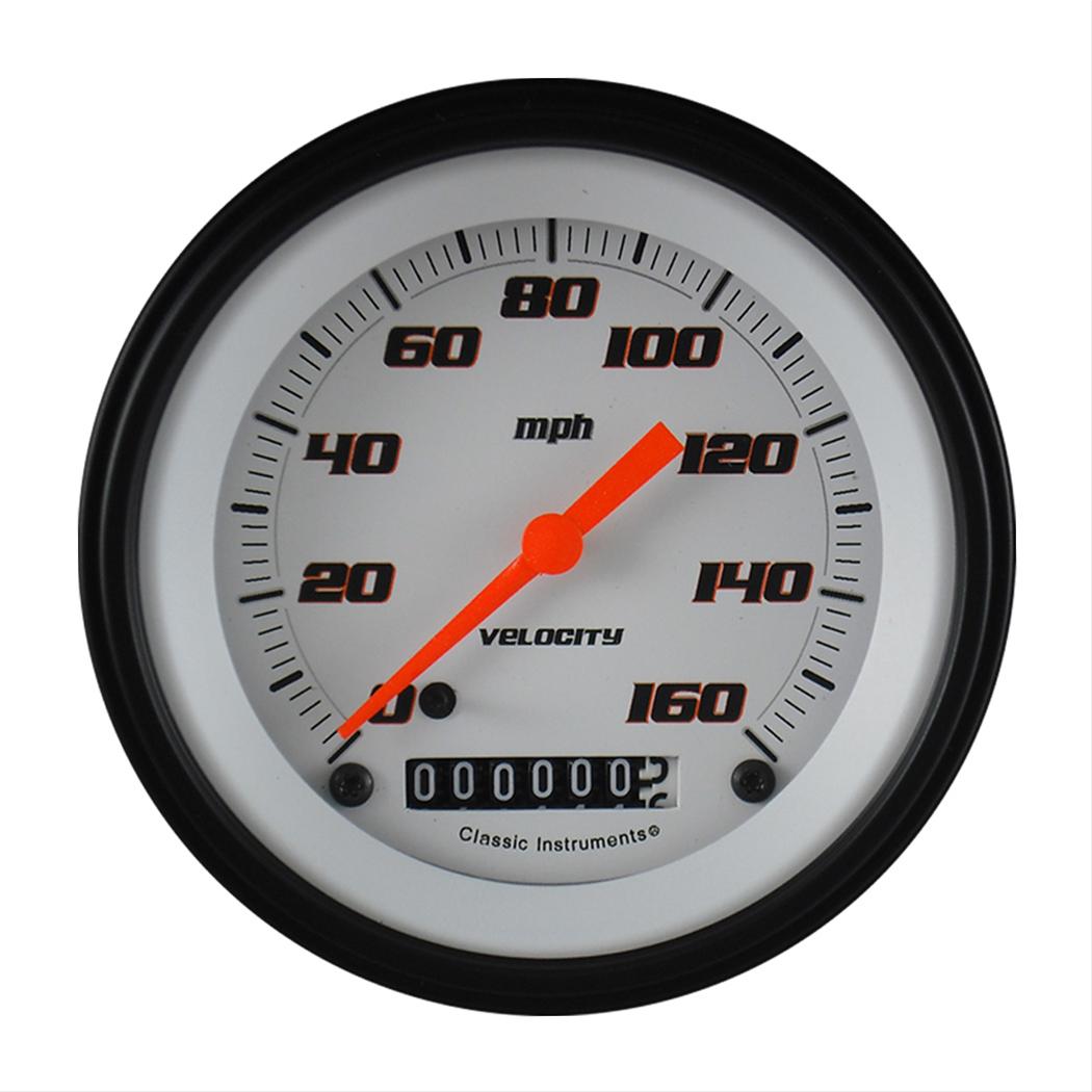 Classic Instruments Velocity Series Speedometers VS55WBLF