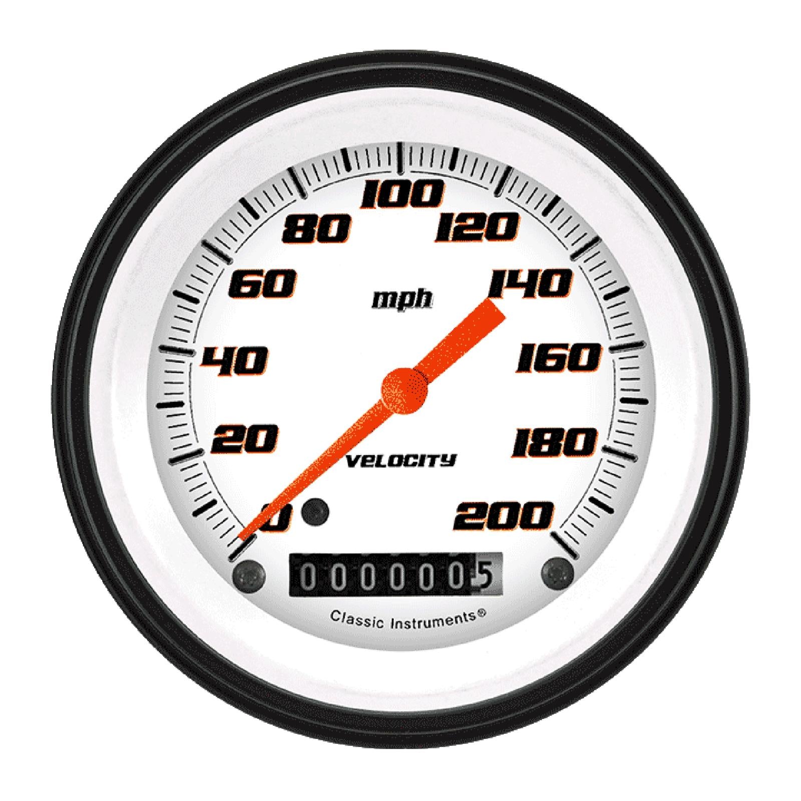 Classic Instruments Velocity Series Speedometers VS57WBLF