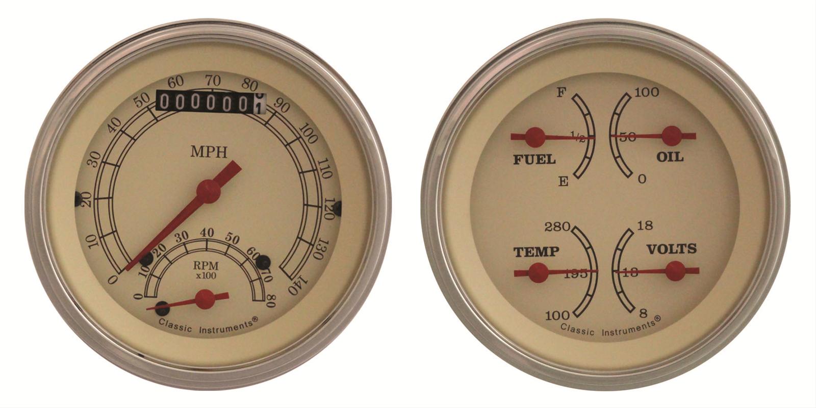 Classic Instruments Vintage Series Gauge Sets VT32SLF