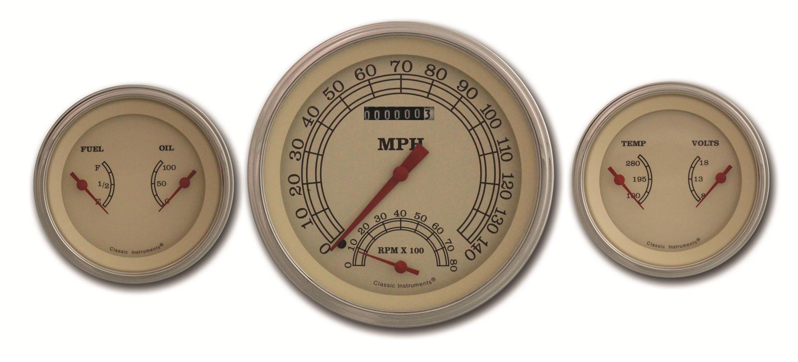 Classic Instruments Vintage Series Gauge Sets VT61SLF