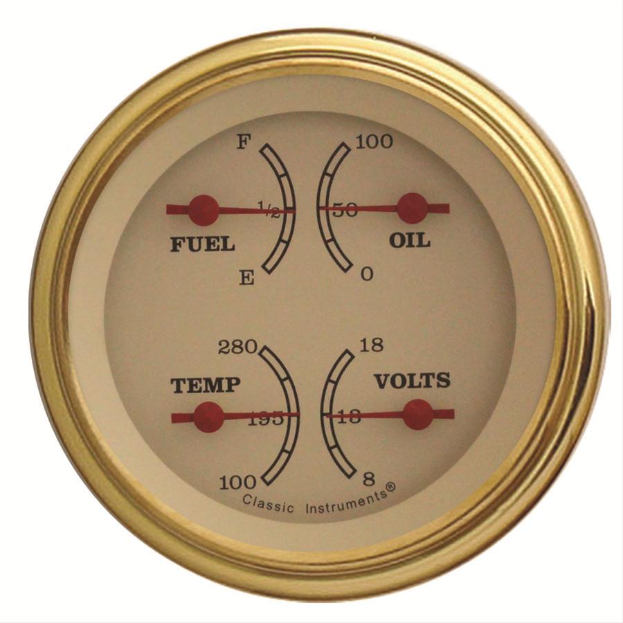 Classic Instruments Vintage Series Gauge Sets VT76GLF